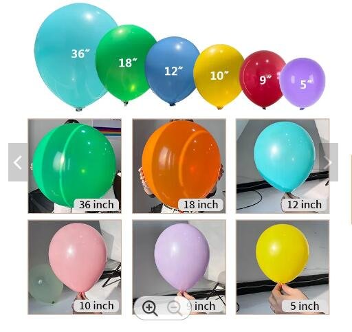 High quality 5/10/12/18/36 inch Party Balloon Natural Latex Balloons Decoration