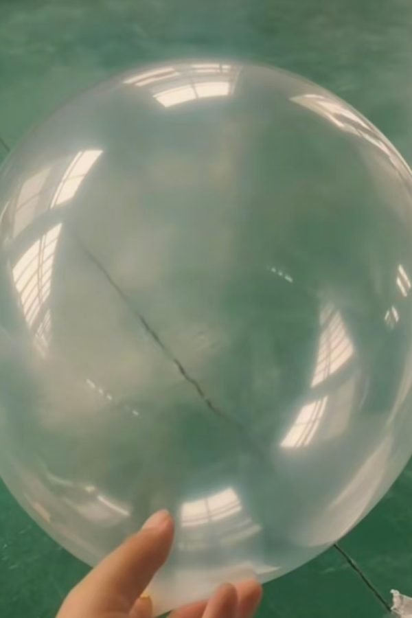 transparent latex balloon