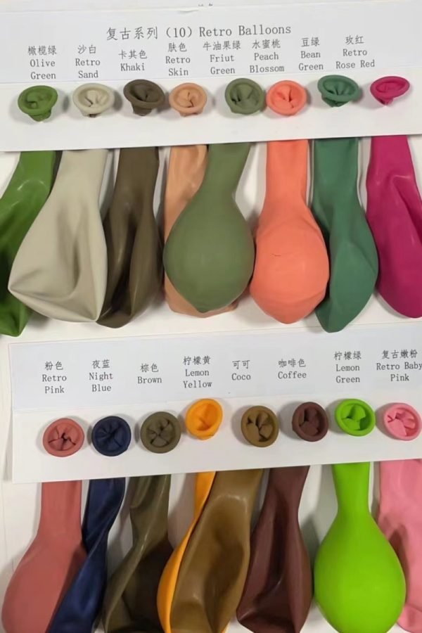 10 inch Retro Latex Balloon